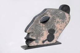 Mexikaner, H 30 cm, Keramik, Stahl